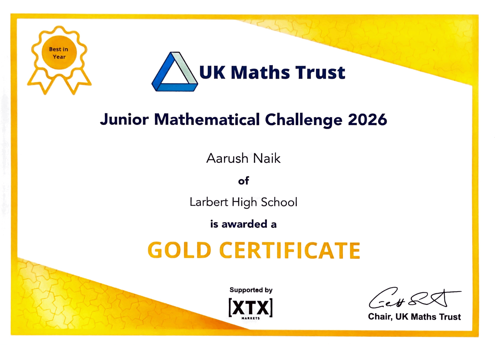 UKMT Junior Maths Challenge